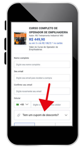 Cupom de Descontos Como Aplicar